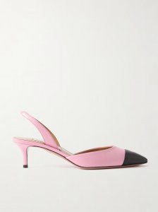 Milanese 50 leather slingback pumps Milanese 50 leather slingback pumps