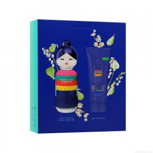 Kit Perfume Benetton Sisterland Blue Feminino Eau de Toilette 80 ml + Loção Corporal 75 ml Kit Perfume Benetton Sisterland Blue Feminino Eau de Toilette 80 ml + Loção Corporal 75 ml
