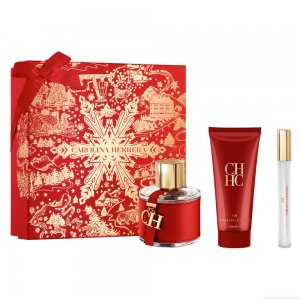 Kit Perfume Carolina Herrera Ch Eau de Toilette Feminino 100 ml + Creme Corporal 100 ml + Miniatura 10 ml Kit Perfume Carolina Herrera Ch Eau de Toilette Feminino 100 ml + Creme Corporal 100 ml + Miniatura 10 ml