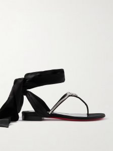 Just Queenie embellished satin sandals Just Queenie embellished satin sandals