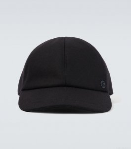 Giorgio ArmaniWool and cashmere-blend baseball cap Giorgio ArmaniWool and cashmere-blend baseball cap