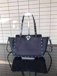 Valentino Rockstud Rolling Black with turquoise stones Valentino Rockstud Rolling Black with turquoise stones