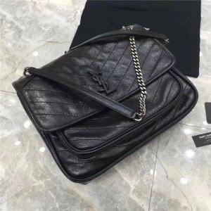 Yves Saint Laurent Large Niki Chain Bag Black Yves Saint Laurent Large Niki Chain Bag Black