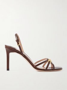 Whitney embellished leather sandals Whitney embellished leather sandals