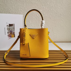 PRADA HANDBAG DOUBLE yellow PRADA HANDBAG DOUBLE yellow