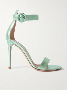 Portofino 105 metallic leather sandals Portofino 105 metallic leather sandals