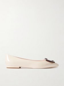 Gommettine patent-leather point-toe flats Gommettine patent-leather point-toe flats