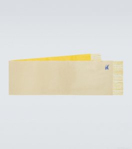BurberryEKD fringed cashmere scarf BurberryEKD fringed cashmere scarf