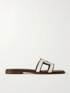 Cutout leather slides Cutout leather slides