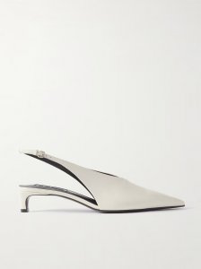 Leather slingback pumps Leather slingback pumps