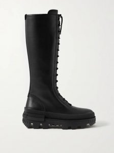 Vail leather lace-up knee boots Vail leather lace-up knee boots