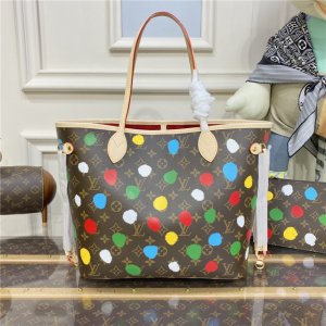 Louis Vuitton LV x YK Neverfull MM Monogram Louis Vuitton LV x YK Neverfull MM Monogram