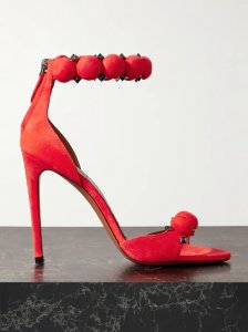 La Bombe 110 studded suede sandals La Bombe 110 studded suede sandals