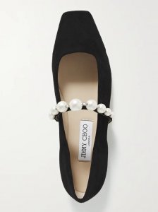 Ade embellished suede ballet flats Ade embellished suede ballet flats