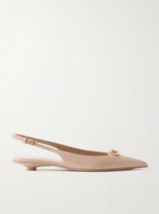 VLOGO Bold 20 embellished patent-leather pumps VLOGO Bold 20 embellished patent-leather pumps