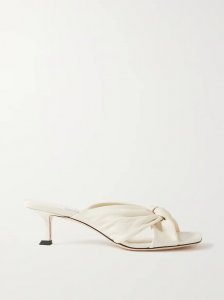 Avenue 50 knotted leather mules Avenue 50 knotted leather mules