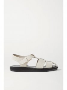 Fisherman woven textured-leather sandals Fisherman woven textured-leather sandals