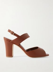 Khiko 90 leather slingback sandals Khiko 90 leather slingback sandals