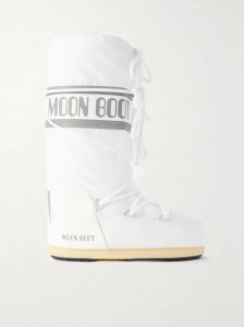Icon shell and faux leather snow boots Icon shell and faux leather snow boots