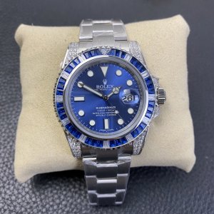 Rolex Submariner Series SUB Black Dial Diamond-set Customized Edition Rolex Submariner Series SUB Black Dial Diamond-set Customized Edition
