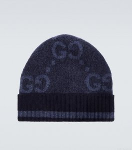 GucciGG jacquard cashmere beanie GucciGG jacquard cashmere beanie