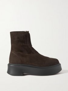 Suede platform ankle boots Suede platform ankle boots