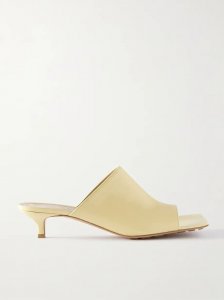 Leather mules Leather mules