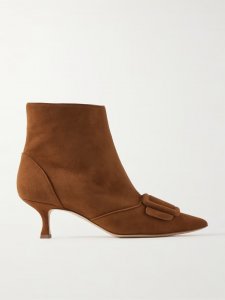 Baylow 50 buckled suede ankle boots Baylow 50 buckled suede ankle boots