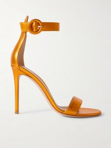 Portofino 105 metallic leather sandals Portofino 105 metallic leather sandals