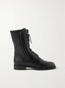 Lugata textured-leather ankle boots Lugata textured-leather ankle boots