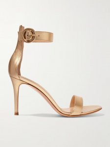 Portofino 85 metallic leather sandals Portofino 85 metallic leather sandals