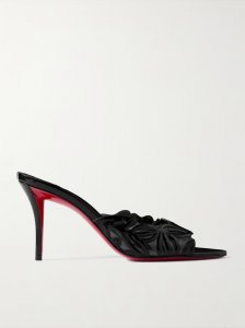 Apostropha Petunia 80 patent-leather and PVC mules Apostropha Petunia 80 patent-leather and PVC mules