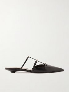 Rockstud 20 embellished leather mules Rockstud 20 embellished leather mules