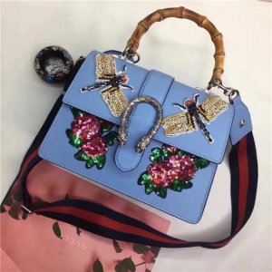 Gucci Dionysus Embroidered Leather Top Handle Bag Gucci Dionysus Embroidered Leather Top Handle Bag