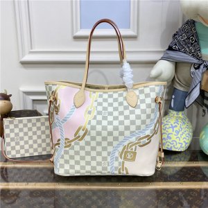 Louis Vuitton Neverfull MM Damier Azur Nautical N40471 Louis Vuitton Neverfull MM Damier Azur Nautical N40471