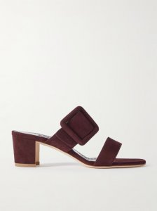 Titubanew 50 buckled suede sandals Titubanew 50 buckled suede sandals