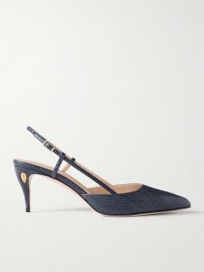Mario 65 elaphe slingback pumps Mario 65 elaphe slingback pumps