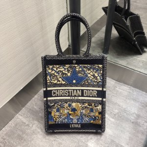 Christian Dior Multicolor Vertical Le Soleil Tarot Embroidered Book Tote Christian Dior Multicolor Vertical Le Soleil Tarot Embroidered Book Tote