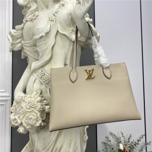 Louis Vuitton Lockme Shopper Greige M57346 Louis Vuitton Lockme Shopper Greige M57346