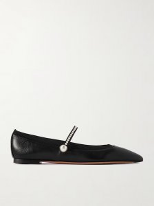 Romy embellished leather flats Romy embellished leather flats