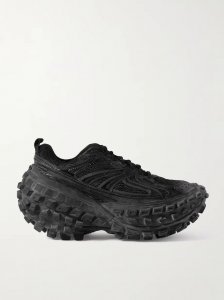 Bouncer mesh and rubber platform sneakers Bouncer mesh and rubber platform sneakers