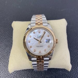 Rolex Datejust 41 Series, Gold Mother-of-Pearl Dial with Diamond Hour Markers Rolex Datejust 41 Series, Gold Mother-of-Pearl Dial with Diamond Hour Markers