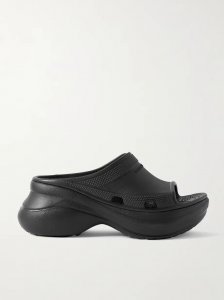 + Crocs Pool perforated rubber slides + Crocs Pool perforated rubber slides
