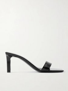 Marilyn glossed-leather mules Marilyn glossed-leather mules