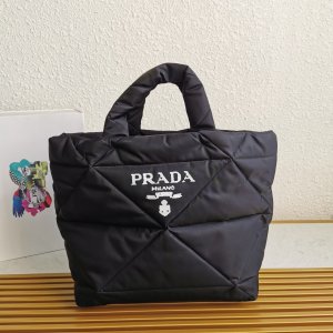 PRADA handbag tote BLACK PRADA handbag tote BLACK