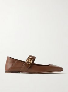 VLOGO Locker leather ballet flats VLOGO Locker leather ballet flats