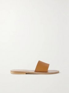 + NET SUSTAIN Anacapri leather slides + NET SUSTAIN Anacapri leather slides