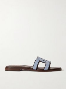 Suede slides Suede slides