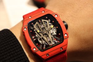 Richard Mille Men’s Collection RM27-03 Titanium and Gold Ultra-Light Tourbillon Mechanical Watch Richard Mille Men’s Collection RM27-03 Titanium and Gold Ultra-Light Tourbillon Mechanical Watch