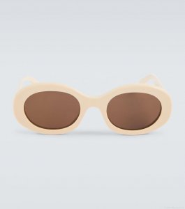 Celine EyewearTriomphe 01 oval sunglasses Celine EyewearTriomphe 01 oval sunglasses